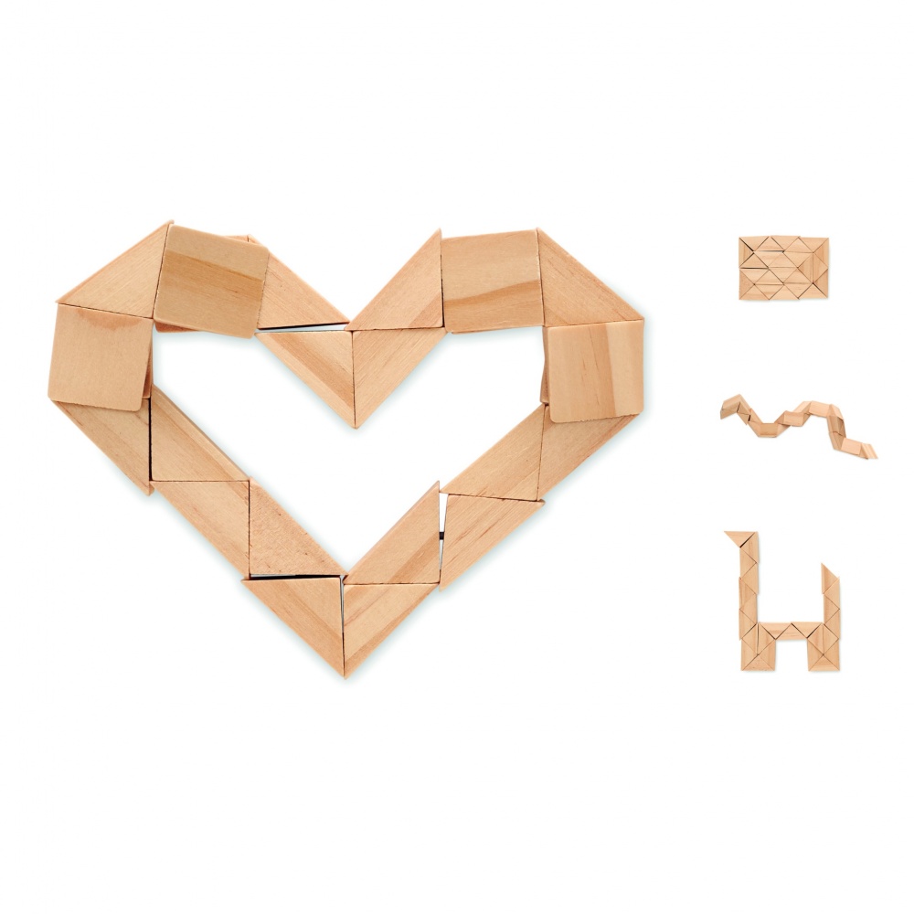 Logotrade promotional giveaway picture of: Wooden puzzle/brain teaser