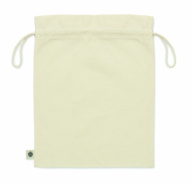 Logo trade promotional giveaways picture of: Medium organic cotton gift bag