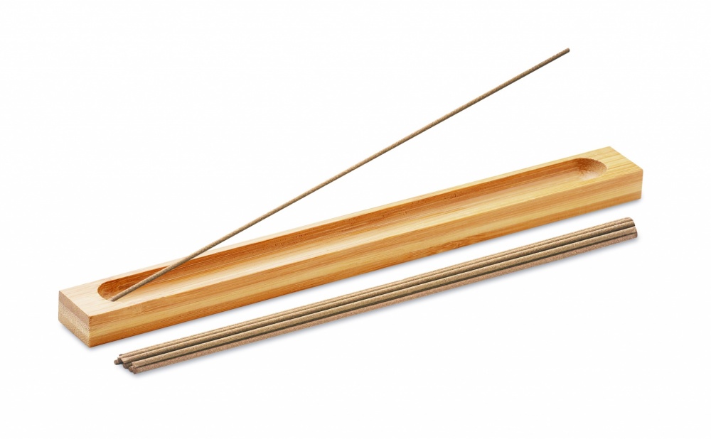 Logo trade promotional gifts image of: Incense set in bamboo