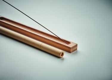 Logo trade advertising products image of: Incense set in bamboo