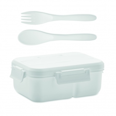 Logo trade corporate gift photo of: Lunch box with cutlery in PP