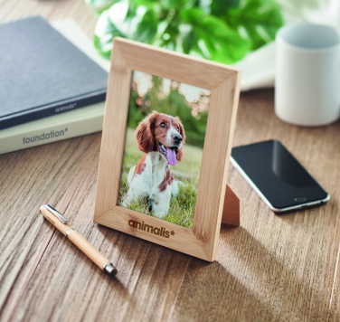 Logotrade promotional merchandise photo of: Bamboo photo frame