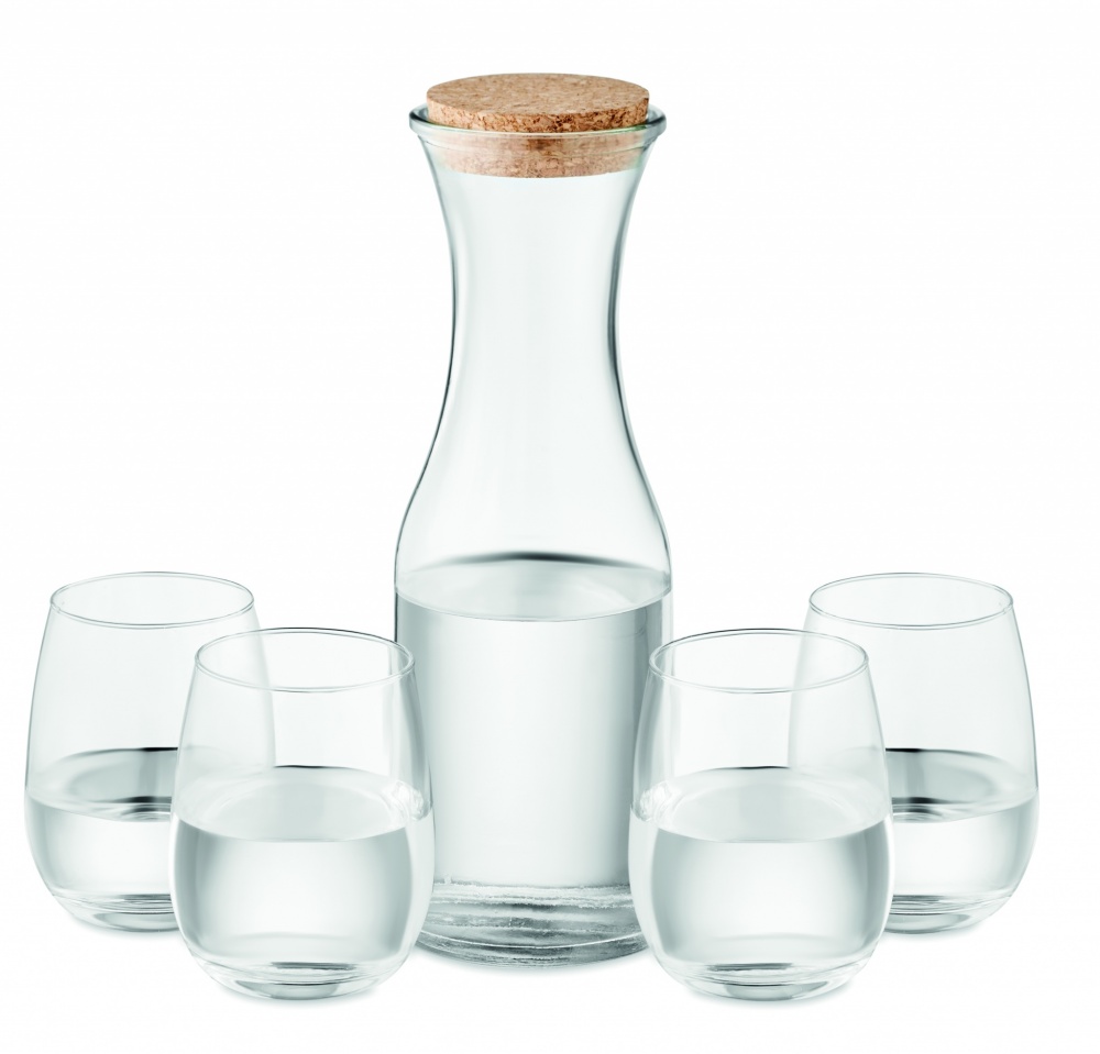 Logotrade promotional merchandise image of: Set of recycled glass drink