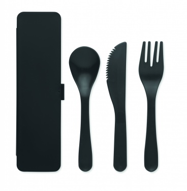 Logotrade advertising products photo of: Cutlery set recycled PP