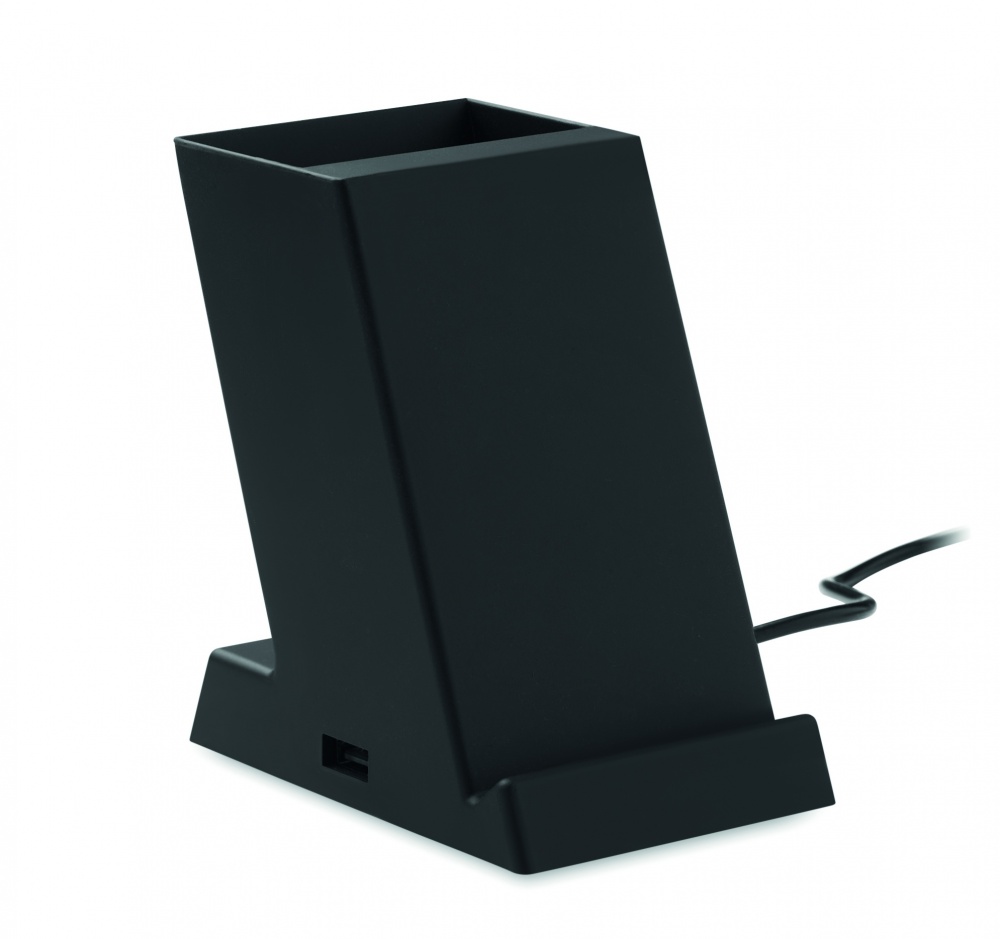 Logo trade advertising products picture of: Wireless charger ABS 15W