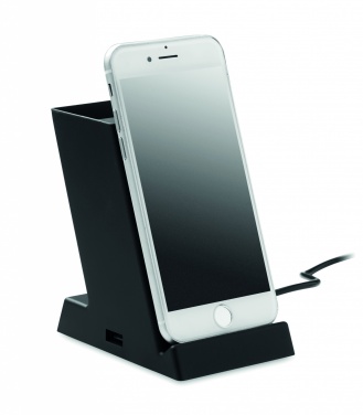 Logo trade advertising product photo of: Wireless charger ABS 15W