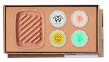 Logo trade business gifts image of: Vegan Gift beauty set