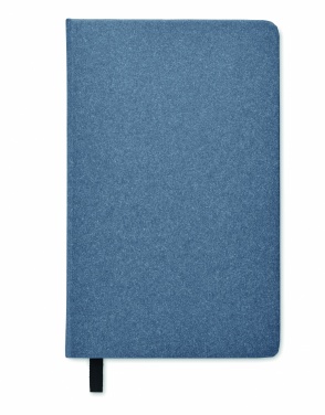 Logo trade promotional giveaways image of: A5 recycled page notebook