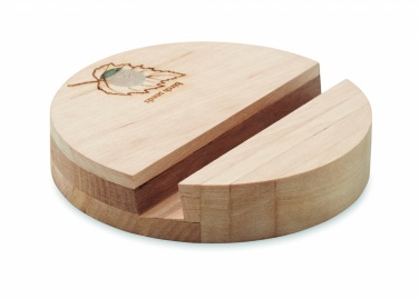 Logotrade promotional products photo of: Birch Wood phone stand