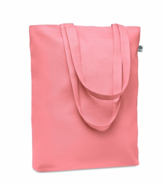 Logo trade promotional giveaways picture of: Canvas shopping bag 270 gr/m²