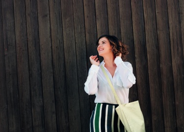 Logotrade promotional giveaway picture of: Cotton shopping bag 140gr/m²