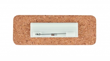 Logotrade promotional item picture of: Name tag holder in cork