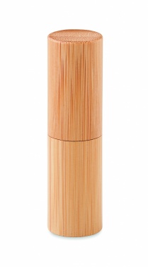 Logotrade promotional merchandise picture of: Lip balm in bamboo tube box