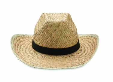 Logo trade promotional merchandise picture of: Natural straw cowboy hat