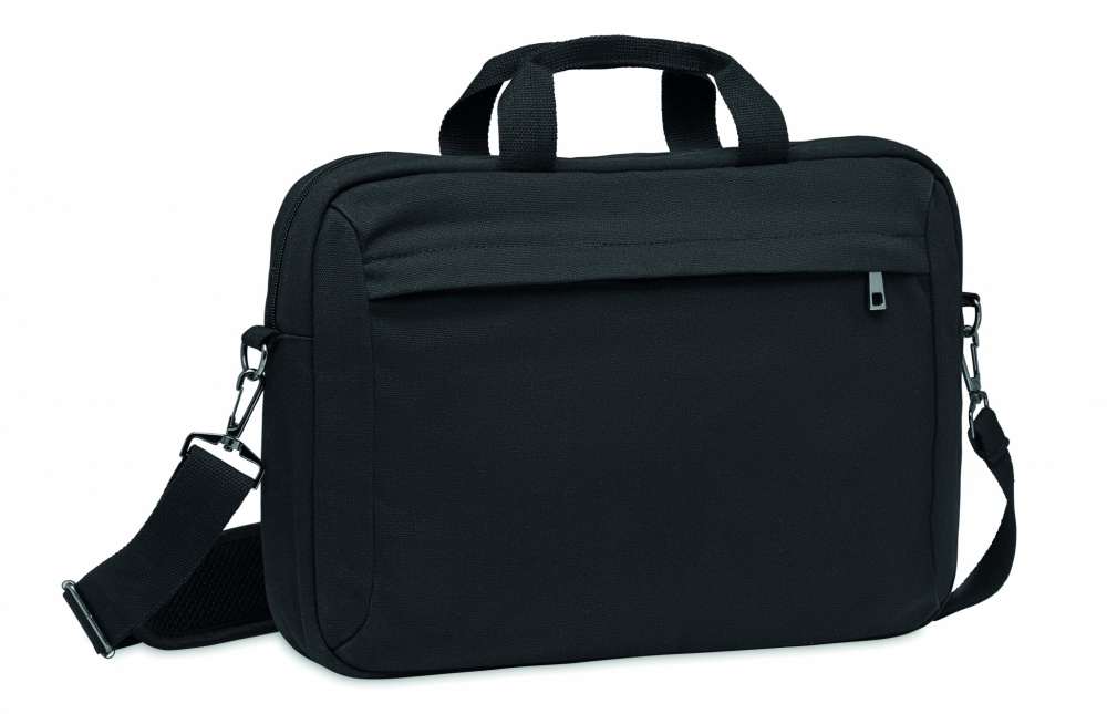 Logotrade promotional giveaway picture of: Laptop bag in washed canvas