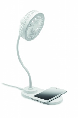 Logotrade promotional items photo of: Desktop charger fan with light