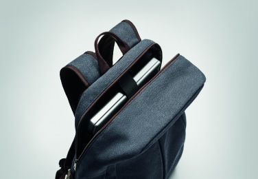 Logotrade promotional merchandise picture of: Laptop backpack in canvas
