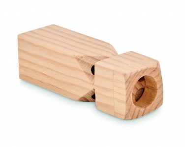 Logo trade corporate gifts image of: Wooden train whistle