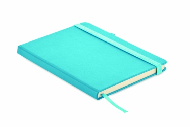 Logo trade promotional gifts image of: Recycled Leather A5 notebook
