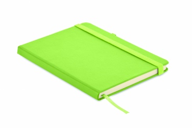Logo trade promotional products image of: Recycled Leather A5 notebook