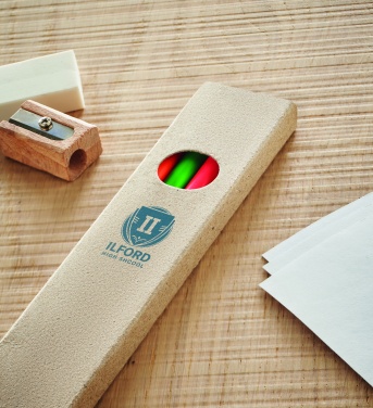 Logotrade promotional item picture of: 4 highlighter pencils in box