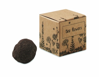 Logo trade promotional item photo of: Seed bomb with bee flowers