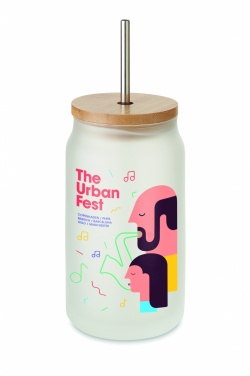 Logotrade promotional gifts photo of: Sublimation mason jar 400 ml