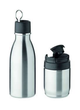 Logotrade corporate gifts photo of: 2 in 1 double wall bottle 500ml