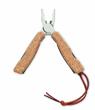 Logo trade promotional giveaway photo of: Multi tool pocket knife cork