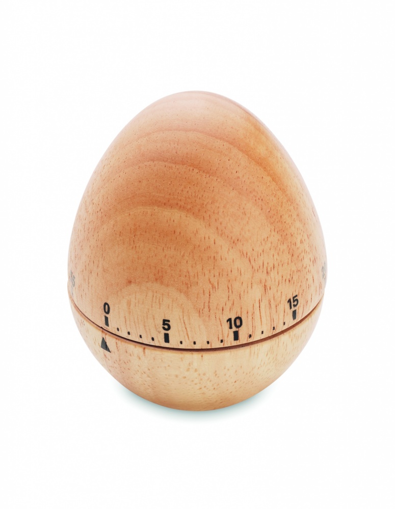 Logo trade advertising products picture of: Pine wood egg timer