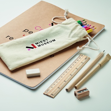 Logo trade advertising products picture of: Kids drawing set in drawstring