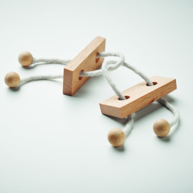 Logotrade advertising product picture of: Wooden brain teaser rectangle
