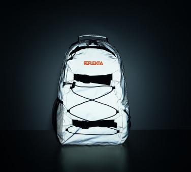 Logo trade promotional giveaway photo of: High reflective backpack 190T