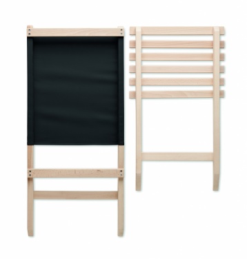 Logo trade advertising product photo of: Foldable wooden beach chair