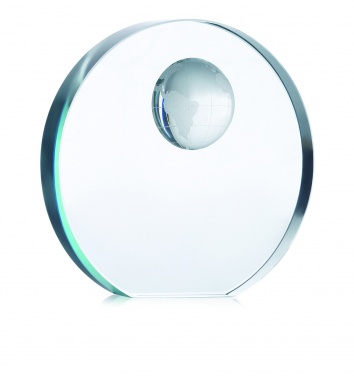 Logotrade promotional giveaway picture of: Globe glass trophy