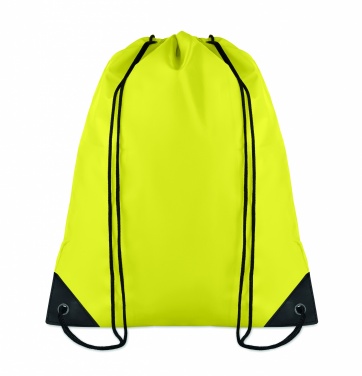 Logo trade promotional giveaway photo of: 190T Polyester drawstring bag