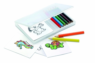 Logo trade promotional products picture of: Wooden pencil colouring set