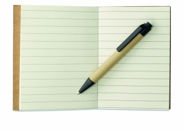 Logotrade promotional gifts photo of: Recycled notebook with pen