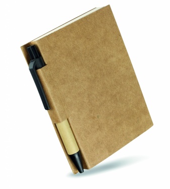 Logo trade corporate gift photo of: Recycled notebook with pen