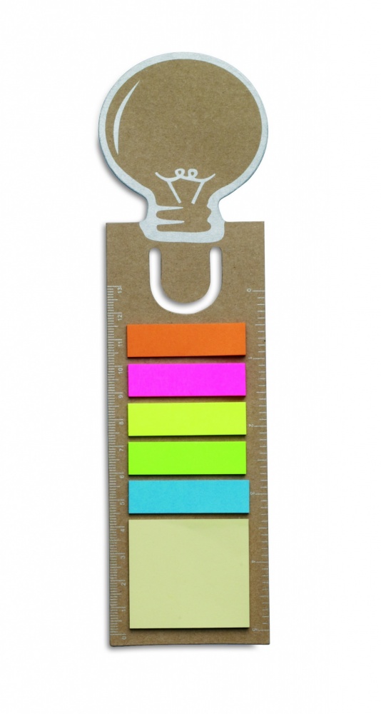 Logotrade promotional item image of: Bookmark with sticky memo pad