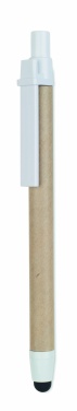 Logo trade promotional gifts image of: Recycled carton stylus pen