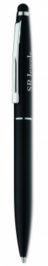 Logo trade promotional items picture of: Twist type pen w stylus top