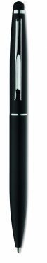 Logo trade corporate gifts image of: Twist type pen w stylus top
