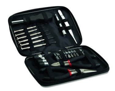 Logo trade promotional gifts image of: 26 pcs tool in aluminium case