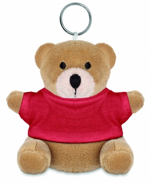 Logo trade corporate gifts picture of: Teddy bear key ring FINLAND