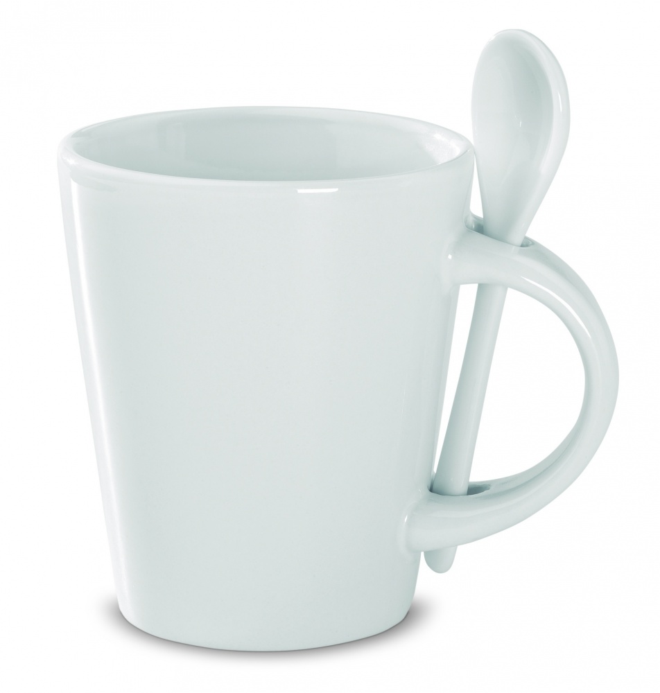 Logotrade promotional products photo of: Sublimation mug with spoon