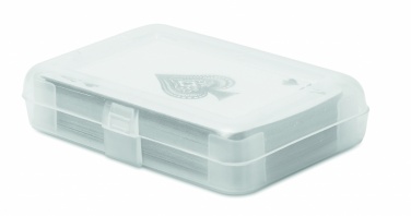 Logotrade promotional item picture of: Playing cards in pp case