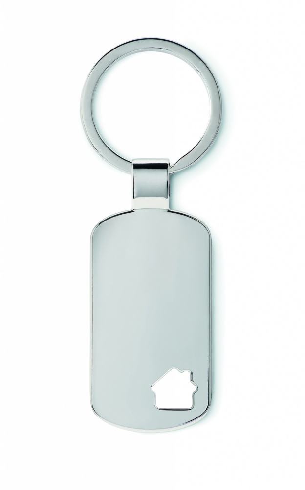 Logotrade promotional giveaway picture of: Key ring with house detail Jelgava