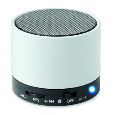 Logotrade corporate gift image of: Round wireless speaker