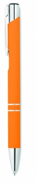 Logo trade promotional items picture of: Ball pen in rubberised finish